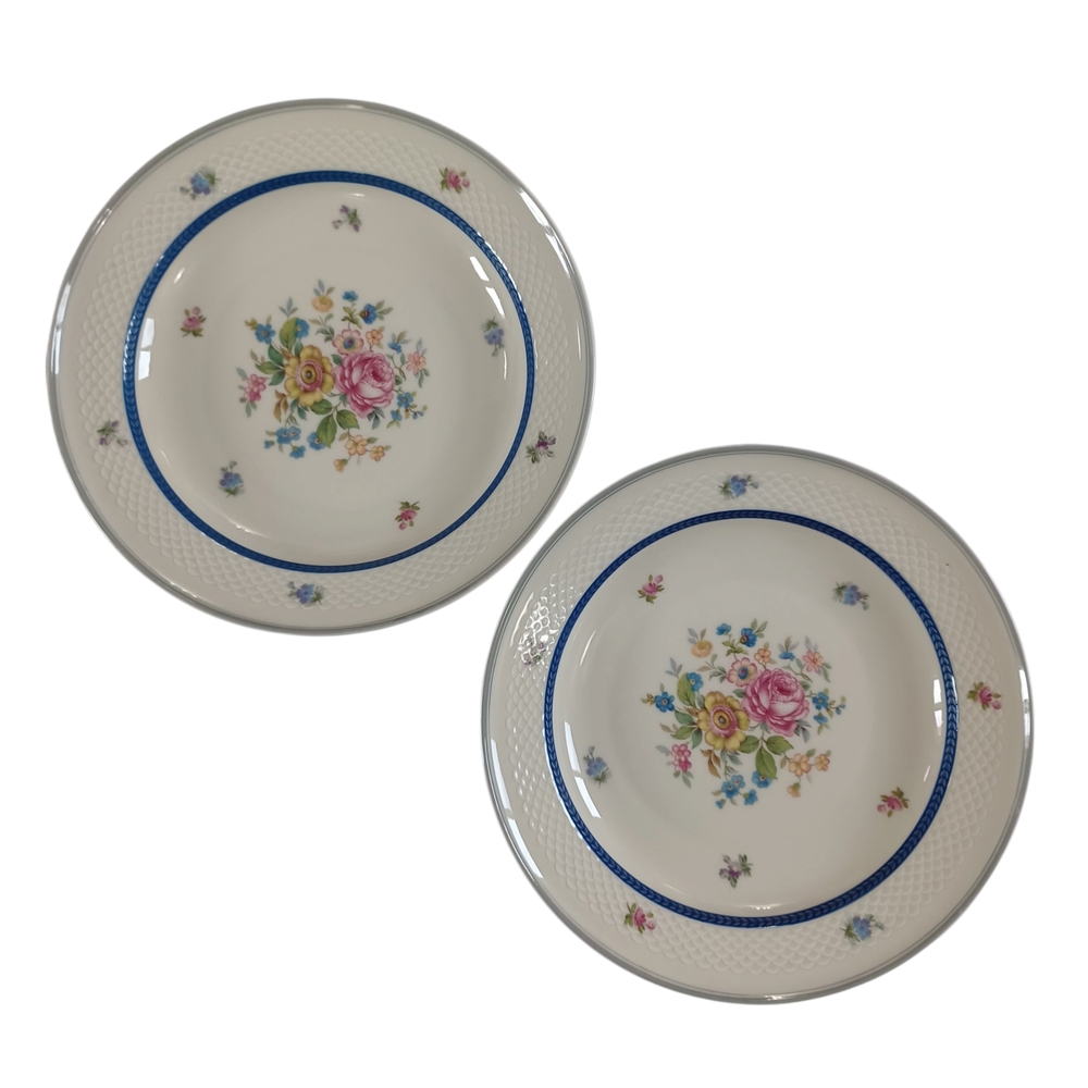 Vintage Thomas Ivory Fine China Bowls Dish Bowl Coupe Soup Pasta Bavaria Floral